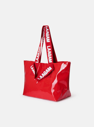 Laagam Malmö Red Shopper Bag - Anavi