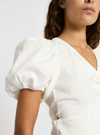 Laagam Millie White Short Dress - Anavi