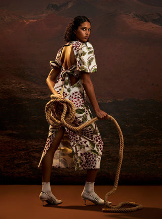 Laagam Provence Gerd Midi Dress - Anavi