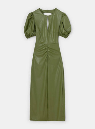 Laagam Provence Green Dress - Anavi
