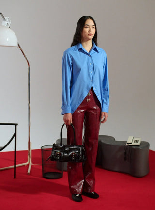 Laagam Ronnie Burgundy Pants - Anavi