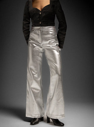 Laagam Studio54 Silver Pants - Anavi