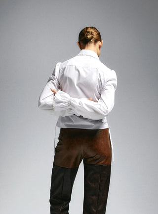 Laagam Sultana Ruched Shirt - Anavi