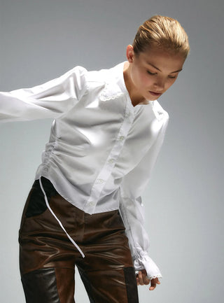 Laagam Sultana Ruched Shirt - Anavi