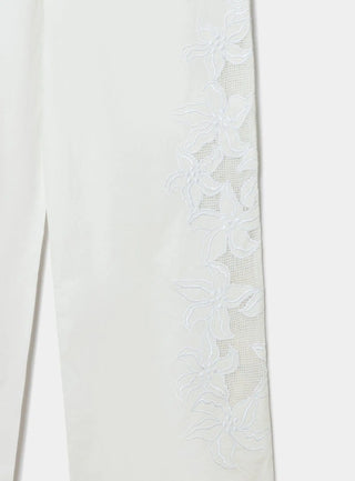 Laagam Tao White Lace Pants - Anavi