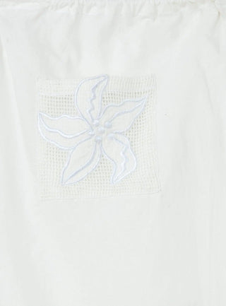 Laagam Tao White Lace Pants - Anavi