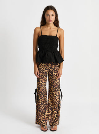 Laagam Vicky Leopard Pants - Anavi