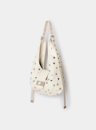 Laagam Vixen Ecru Studs Bag - Anavi