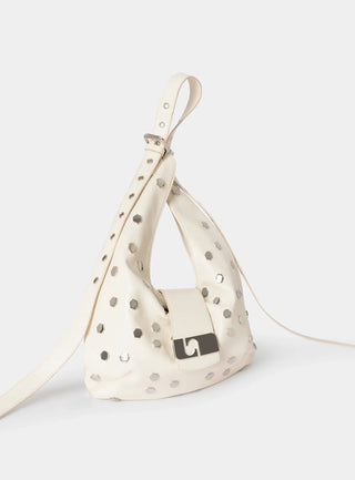 Laagam Vixen Ecru Studs Bag - Anavi