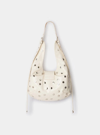 Laagam Vixen Ecru Studs Bag - Anavi