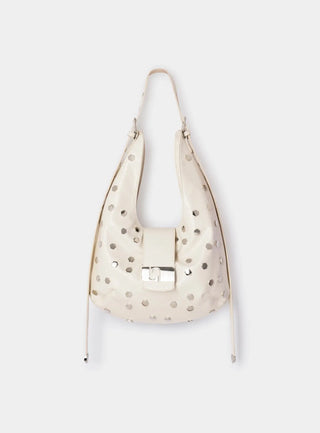 Laagam Vixen Ecru Studs Bag - Anavi
