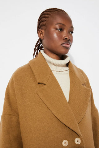 Rita Row Cedar Camel Coat - Anavi
