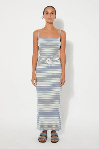 Rita Row Durazno Blue Stripes Skirt - Anavi