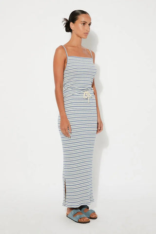 Rita Row Durazno Blue Stripes Skirt - Anavi