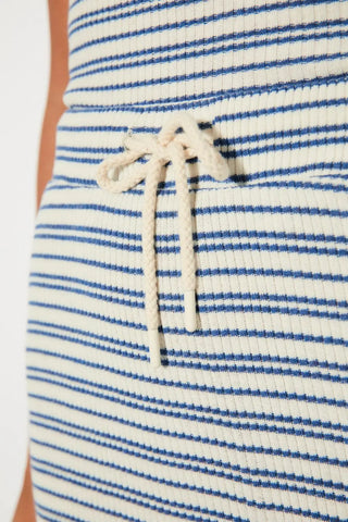Rita Row Durazno Blue Stripes Skirt - Anavi