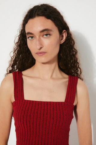 Rita Row Eclat Bustier Red Top - Anavi