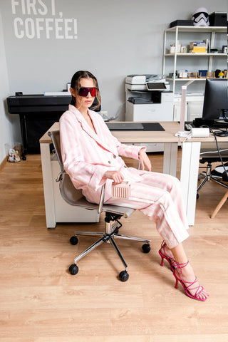 Rita Row Garçon Pink Stripes Pants - Anavi