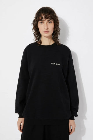 Rita Row Lucas Black Sweatshirt - Anavi