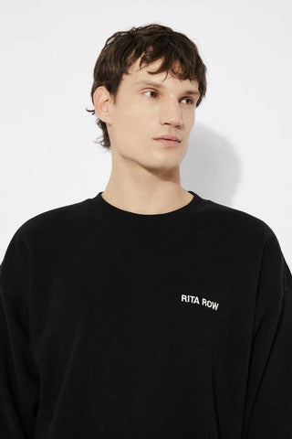 Rita Row Lucas Black Sweatshirt - Anavi