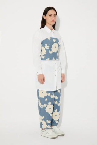 Rita Row Pearl Flowers Top - Anavi