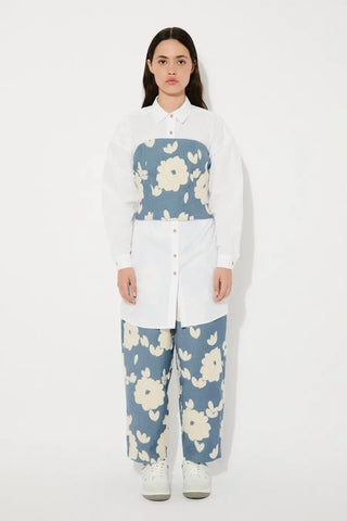 Rita Row Pearl Flowers Top - Anavi