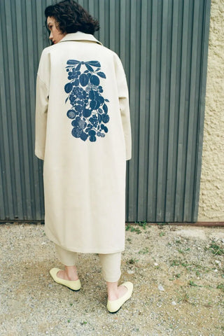 Rita Row Vitre Beige Trench - Anavi