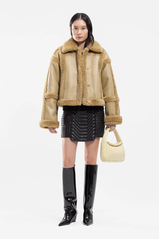 Stand Studio Cecilia Shearling Jacket - Anavi