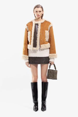Stand Studio Coco Shearling Jacket - Anavi