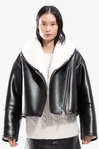 Stand Studio Leonora Shearling Jacket - Anavi