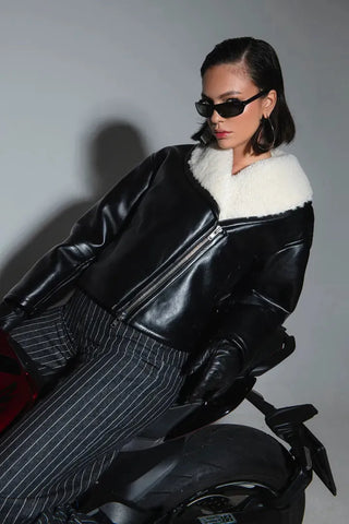 Stand Studio Leonora Shearling Jacket - Anavi