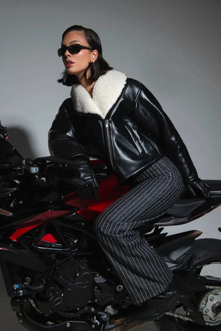 Stand Studio Leonora Shearling Jacket - Anavi