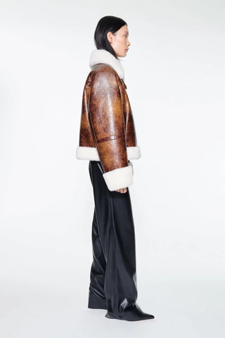 Stand Studio Lorelle Shearling Jacket - Anavi