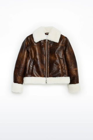 Stand Studio Lorelle Shearling Jacket - Anavi