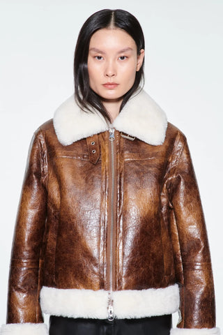 Stand Studio Lorelle Shearling Jacket - Anavi