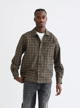 Woodbird Wbglixto Check Shirt Brown - Anavi