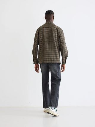 Woodbird Wbglixto Check Shirt Brown - Anavi