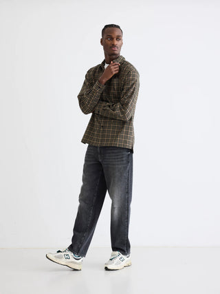 Woodbird Wbglixto Check Shirt Brown - Anavi