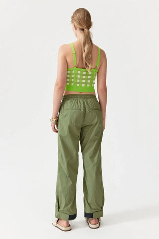 Baum und Pferdgarten Cypre Lime Green Check Top - Anavi