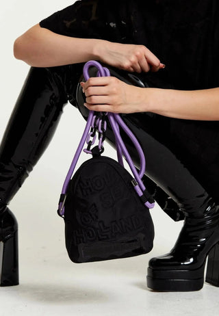 House of Holland Cross Body Black Bag