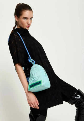 House of Holland Rope Strap Turquoise Bag
