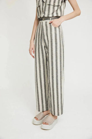Rita Row Garçon Black Stripes Pants - Anavi