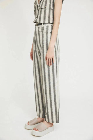 Rita Row Garçon Black Stripes Pants - Anavi