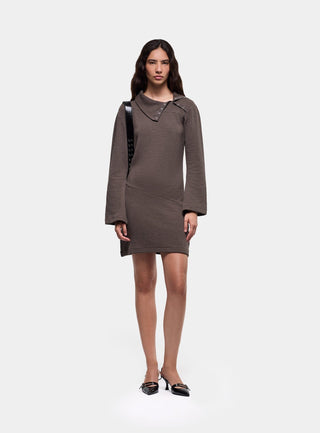  Laagam Anouk Grey Short Dress