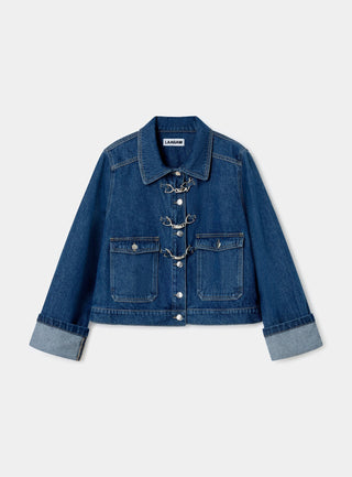  Laagam Dalston Indigo Denim Jacket