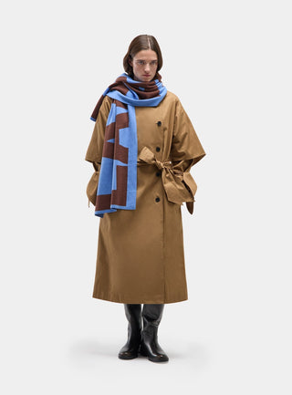  Laagam Damson Blue Logo Scarf