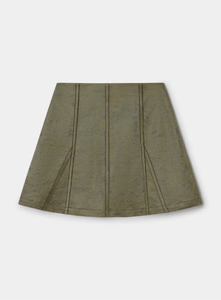  Laagam Judy Khaki Short Skirt