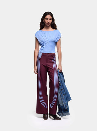  Laagam Zion Burgundy Pants