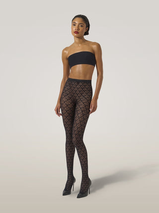  Wolford Mermaid Net Tights Black