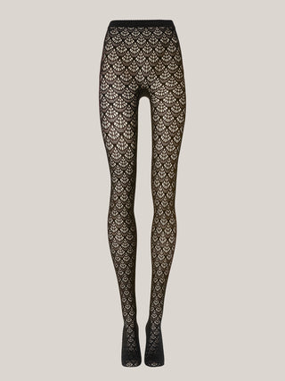  Wolford Mermaid Net Tights Black