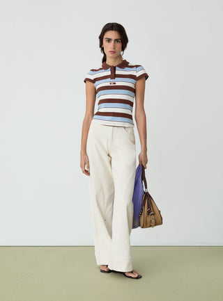  Laagam Dallas Ecru Denim Pants